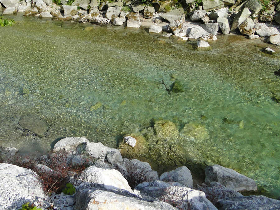 Almfluss bei Grünau im Almtal