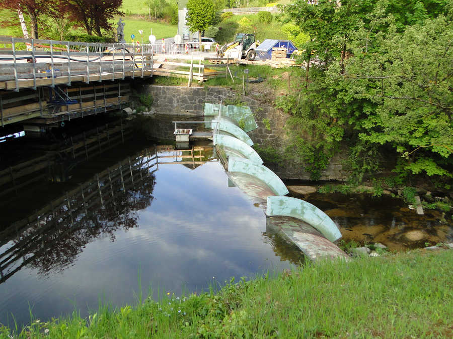 Badesee Waldhausen - Staudamm (Dammkrone)