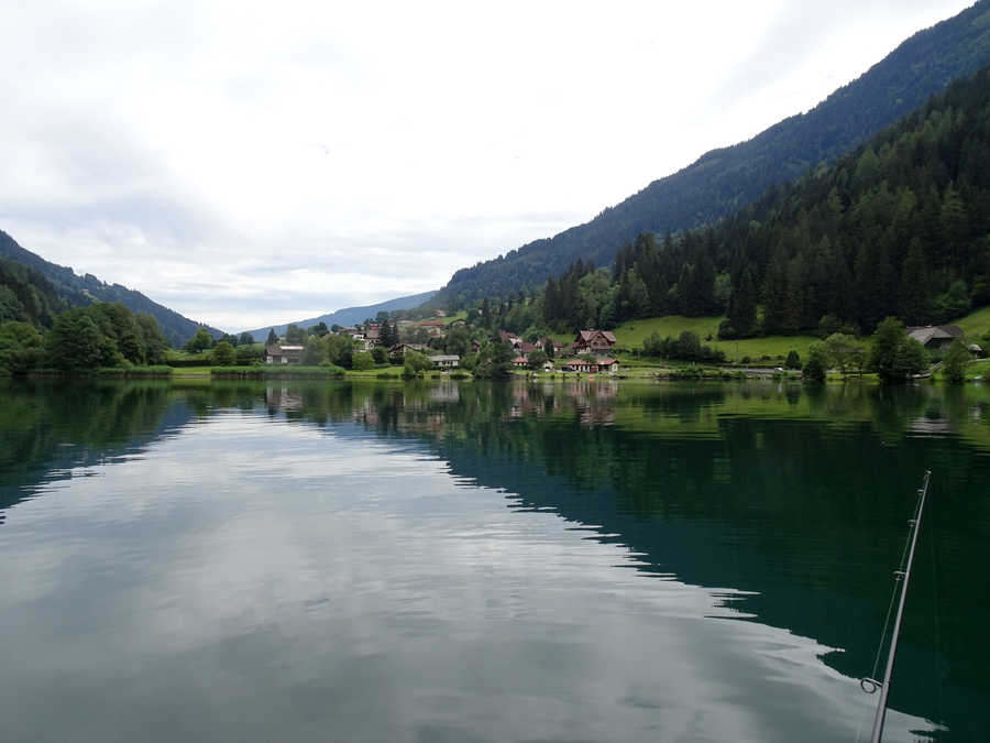 Brennsee - Blick vom See in Richtung Süden