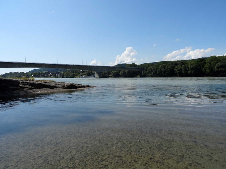 Mündung der Pielach in die Donau