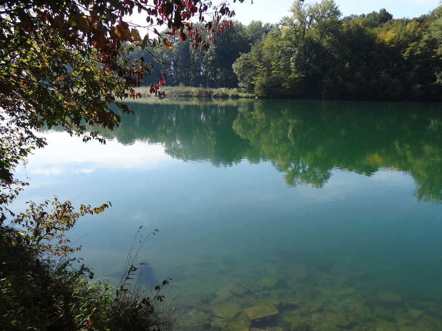 Enns unterhalb des KW Mühlrading - Harthaller Unterwasser