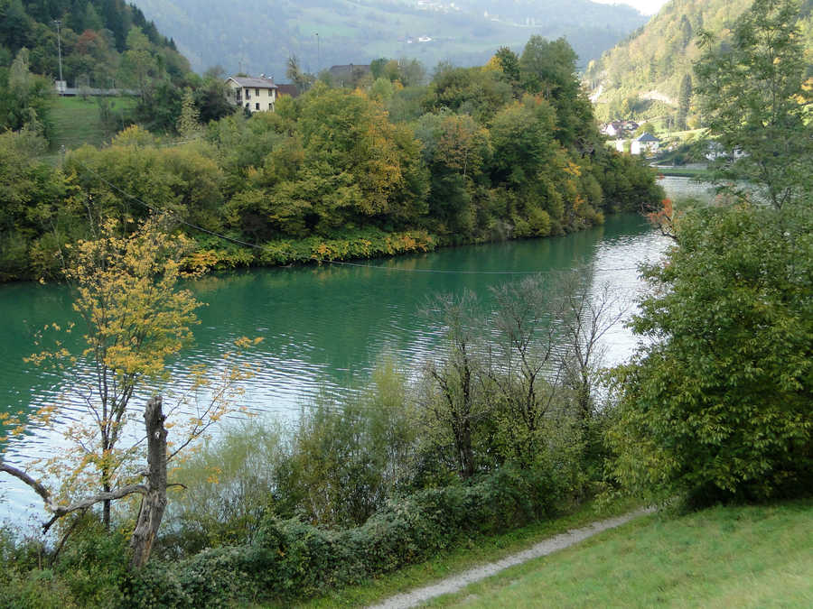 Ennsstausee oberhalb von Losenstein