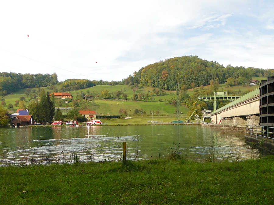 Enns-Stausee - Kraftwerk Rosenau