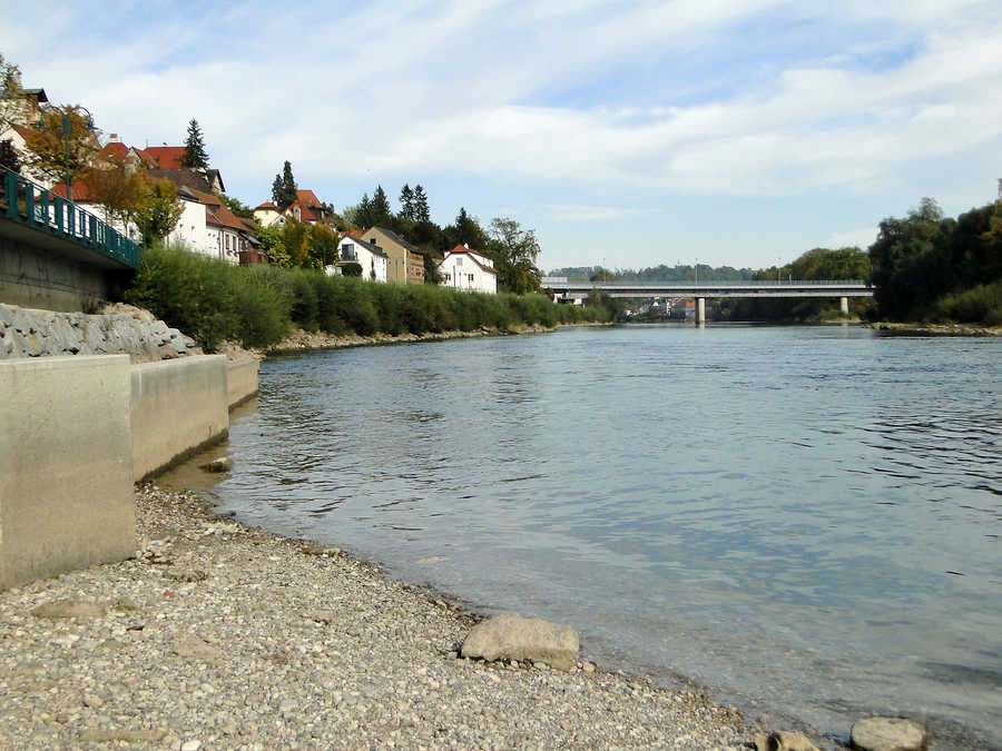 Die Enns in Steyr