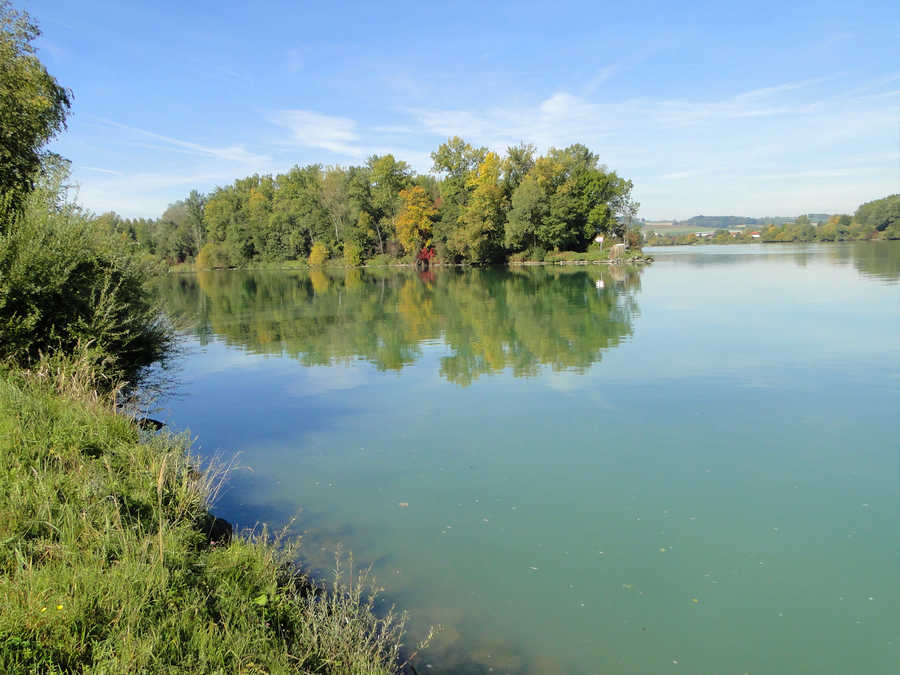 Einmündung des Ennskanals in die Donau