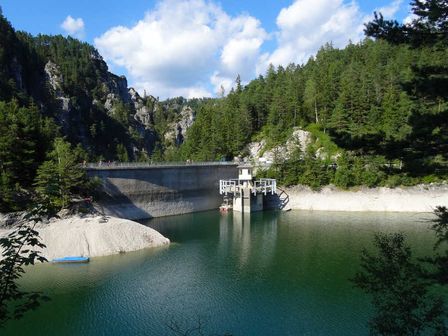 Erlaufstausee Staumauer