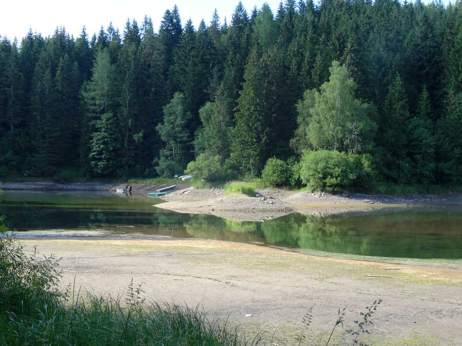 Erlaufstausee - Revierbeginn bei Mitterbach