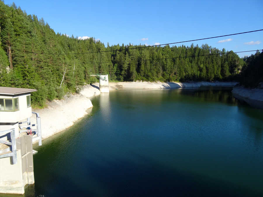 Stausee Erlaufklause - Blick von der Staumauer