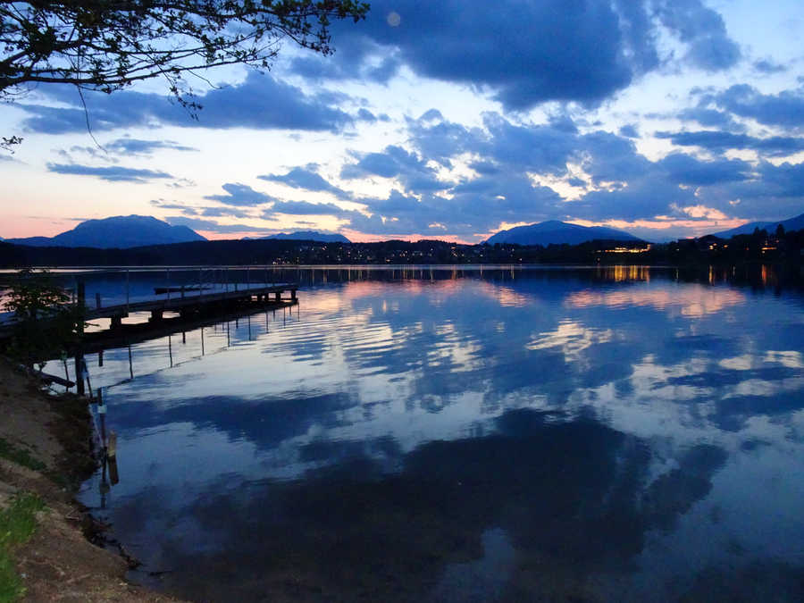 Faaker See am Abend