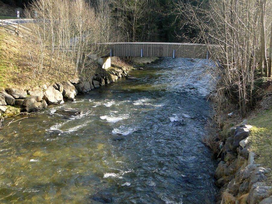 Die Feistritz unterhalb von Birkfeld.