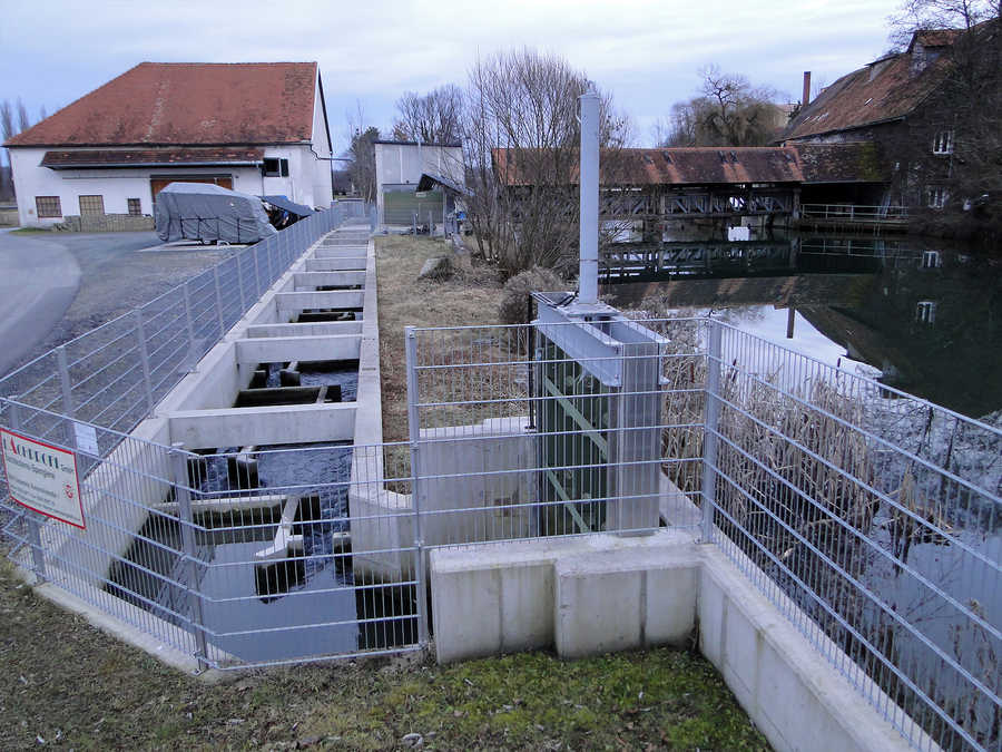 Fischtreppe an der Feistritz in Fürstenfeld