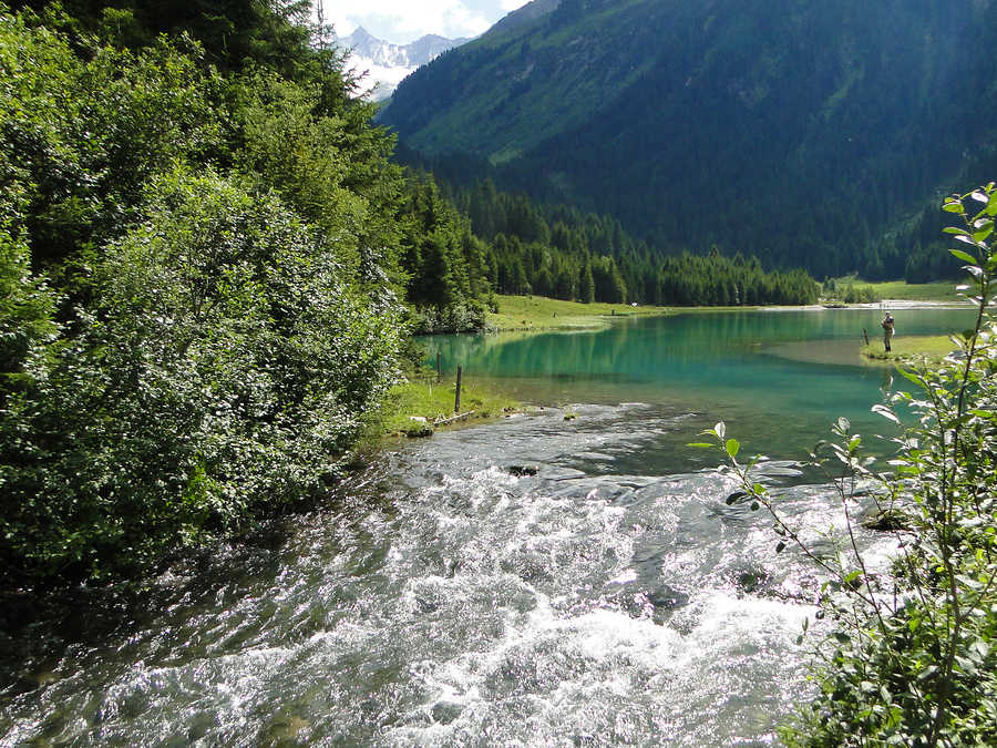 Abfluss vom Finkausee in Richtung Gerlos Stausee (Durlaßboden)