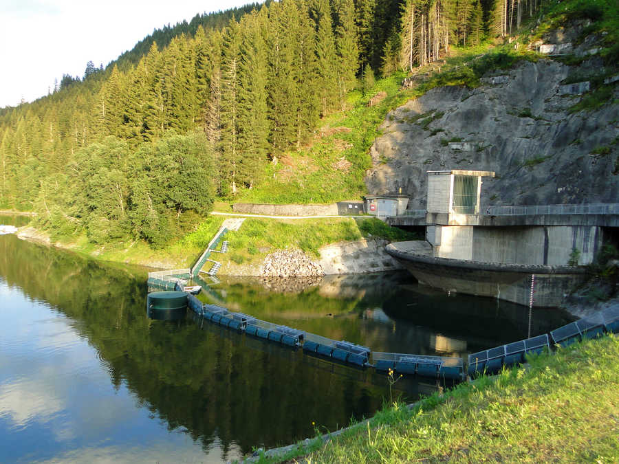 Gerlos Stausee Auslaufbauwerk