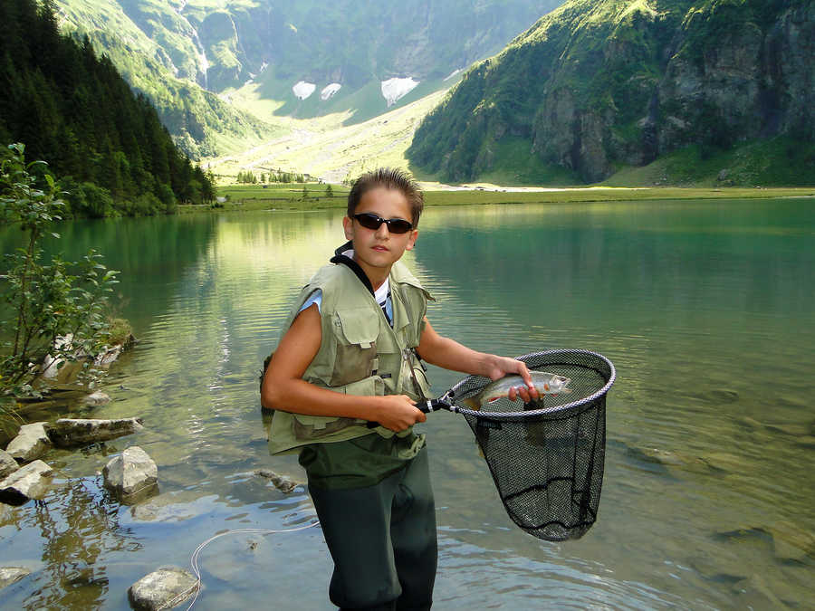 Fischen am Hintersee