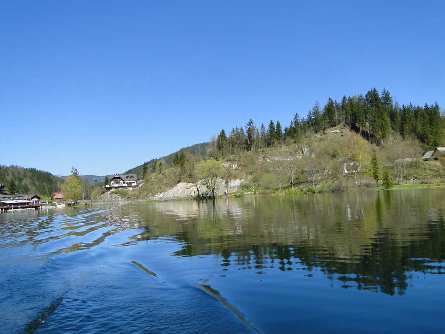 Der Lunzer See - Blick in Richtung Lunz