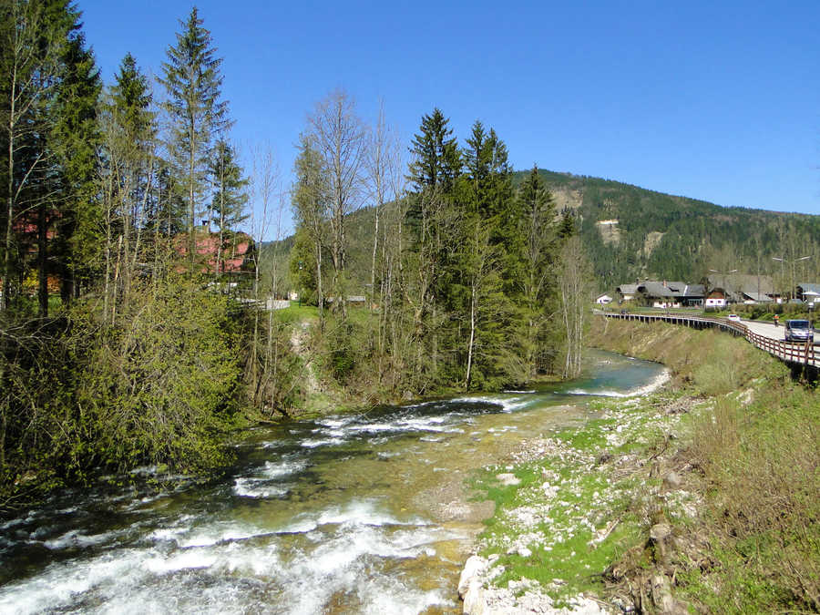 Seebach unterhalb des Lunzer Sees vor der Einmündung in die Ois / Ybbs