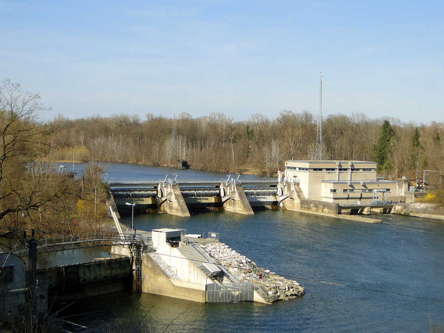 Die Mündung der Sulm in die Mur