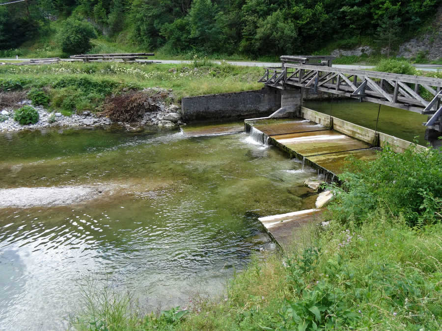 Lenzbauernwehr - 300 Meter oberhalb der Reviergrenze