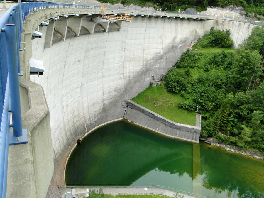 Stausee Klaus - Staumauer / Steyr