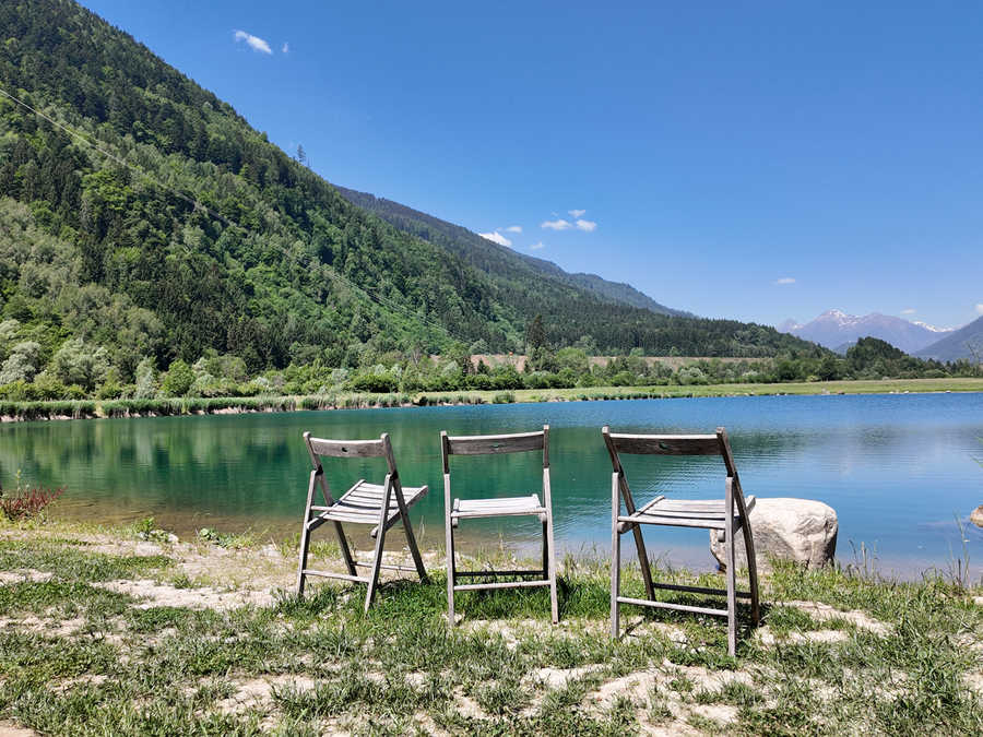 Am Sternsee gibt es einige schöne Plätze