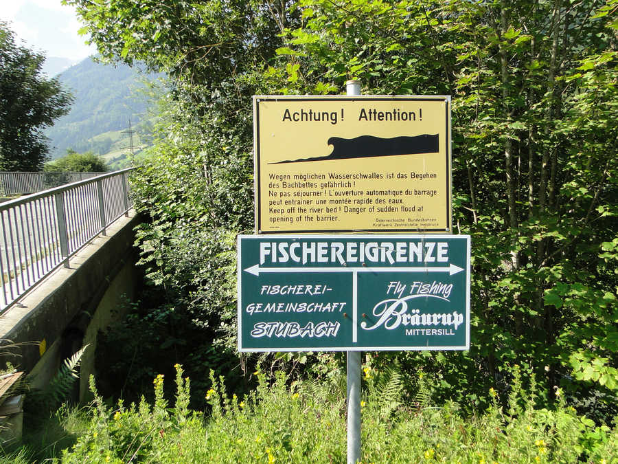 Untere Reviergrenze - Stubach nähe Uttendorf