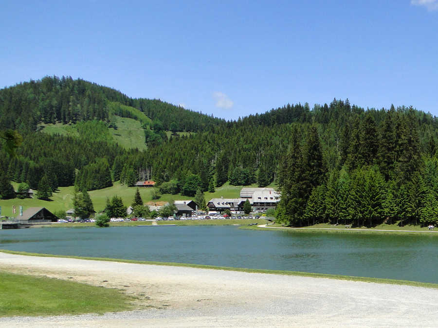 Der Teichalmsee auf der Teichalm