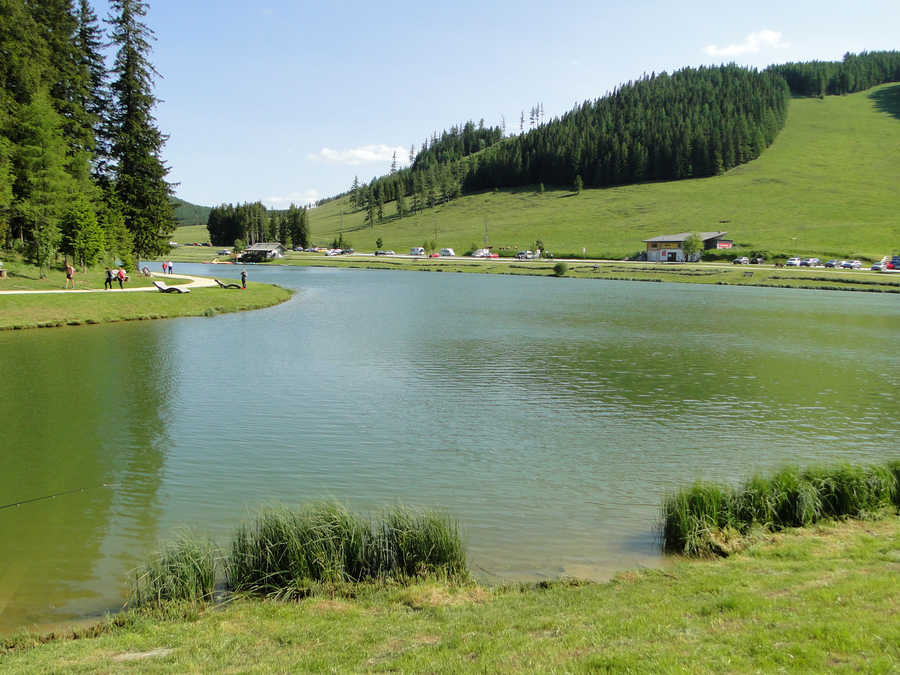 Teichalmsee - Blick vom Westufer aus