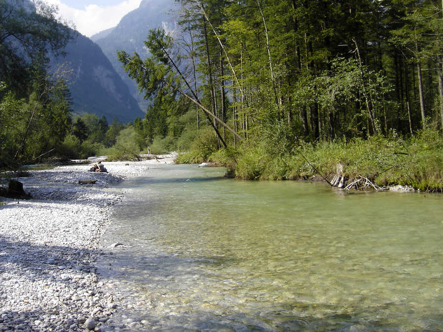 Die Torrener Ache im Salzburgerland