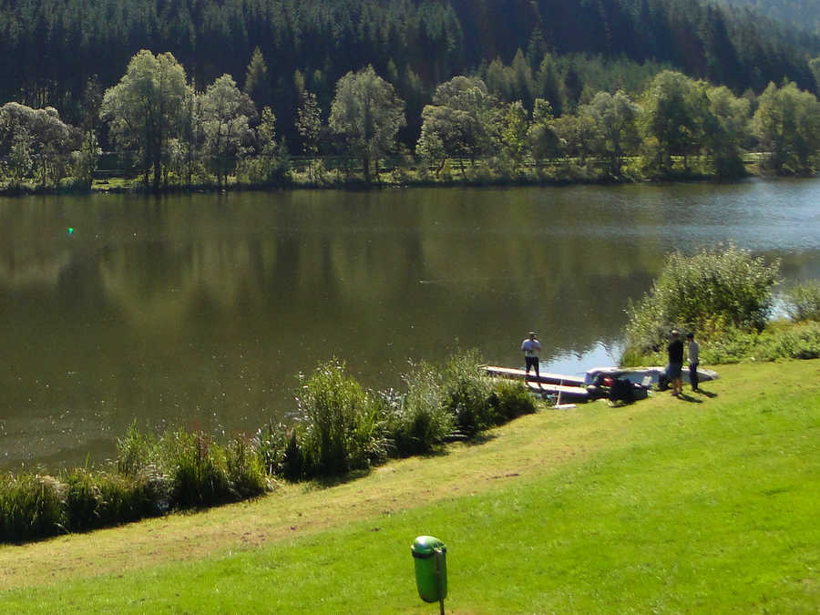 Fischen am Trabochersee