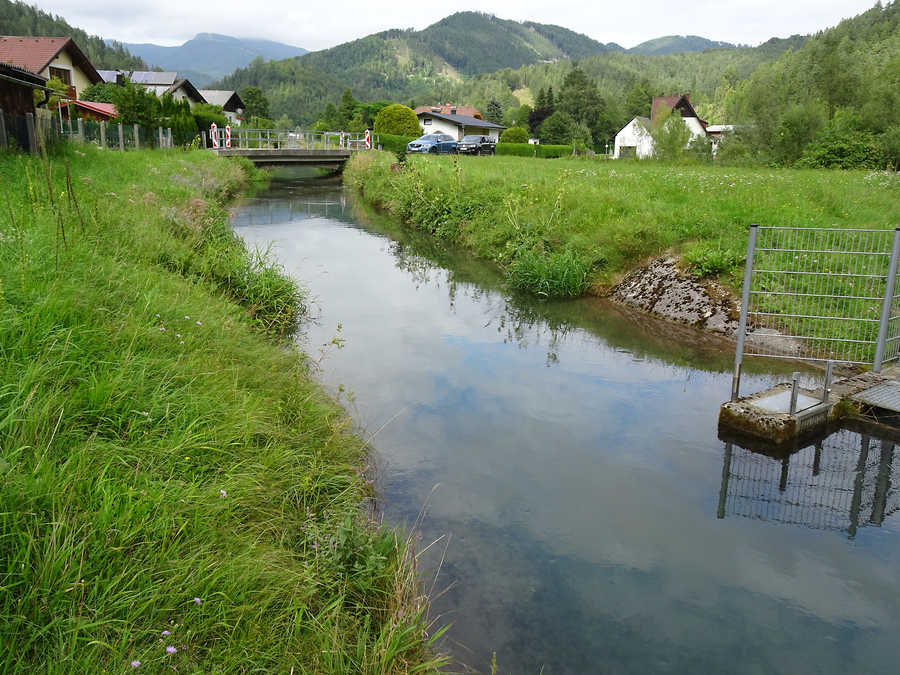 Werkskanal im Revier Unrecht Traisen