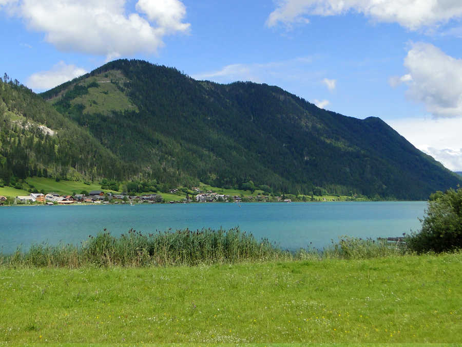 Der Weissensee liegt auf 929 Meter Seehöhe