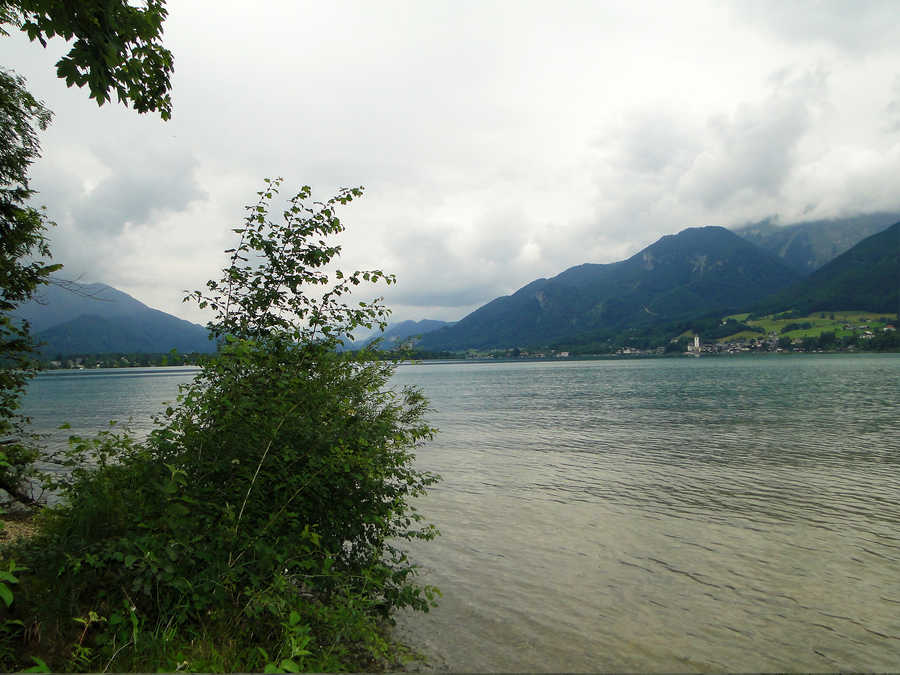 Blick über den Wolfgangsee