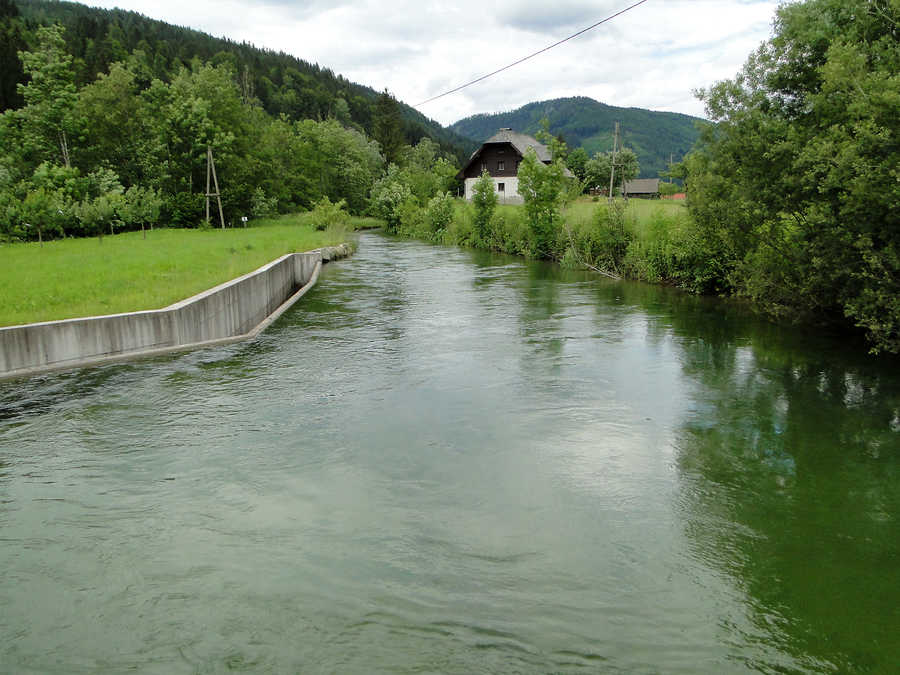 Ybbs - Werkskanal unterhalb von Lunz am See