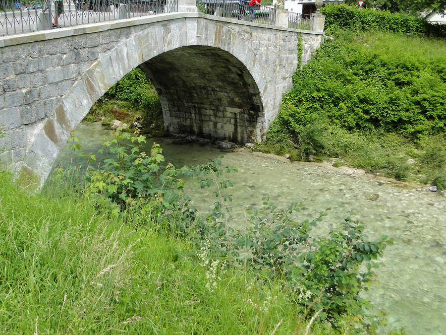 Die Töpperbrücke über die Ybbs
