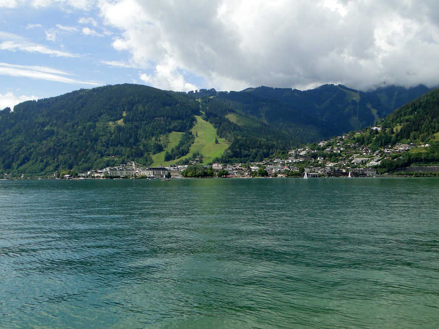 Zeller See - Blick vom Ostufer in Richtung Zell am See