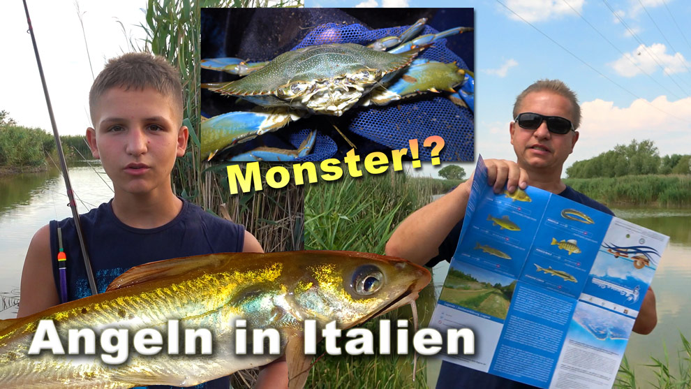 Angeln in Italien - Fischen in Bibione im Sommer