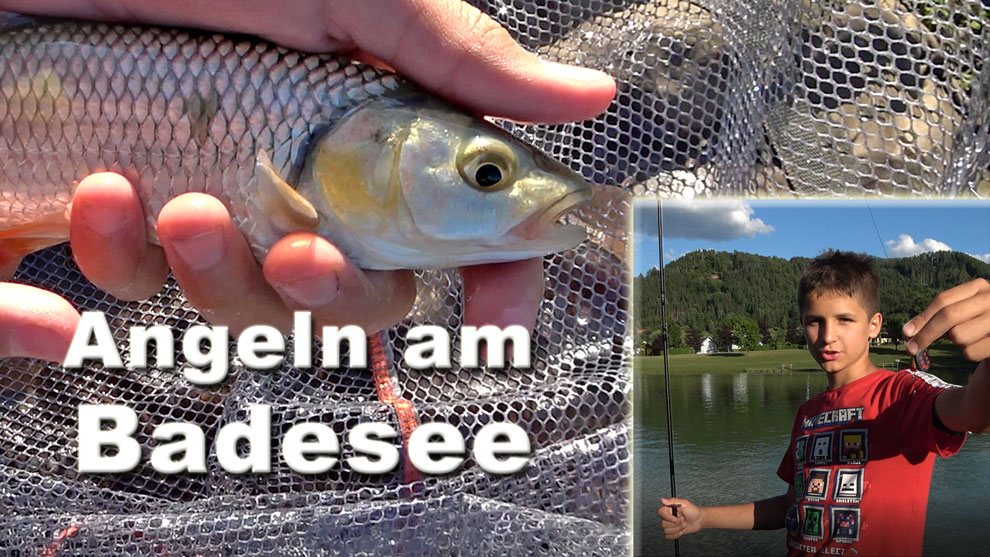 Fischen am Sonnegger See in Kärnten