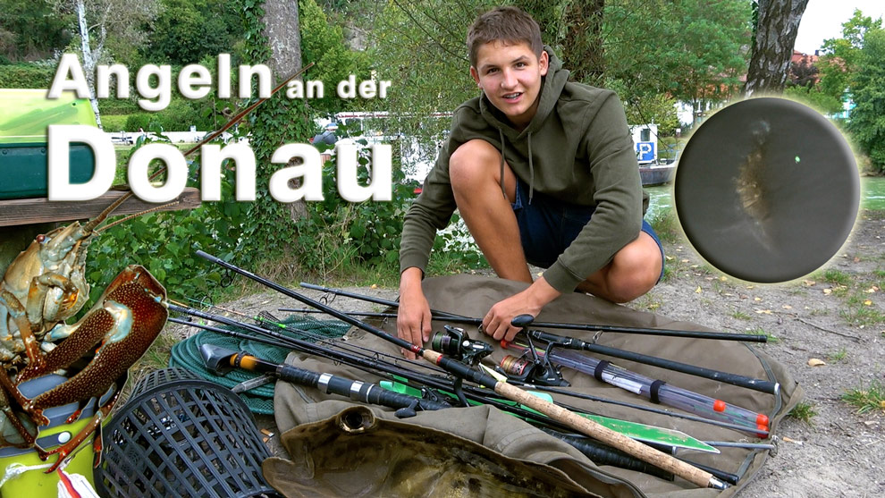 Angeln an der Donau - Raubfischangeln mit Köderfisch, Feedern und Krebse fangen