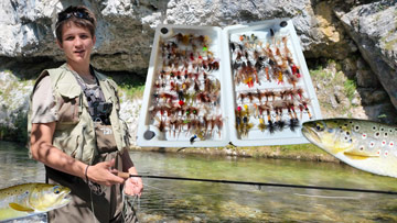 Fliegenfischen an der Schwarza