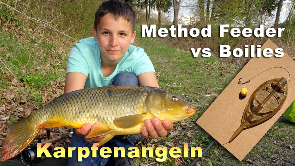 Karpfenfischen im Waldviertel mit Method Feeder im April 2022