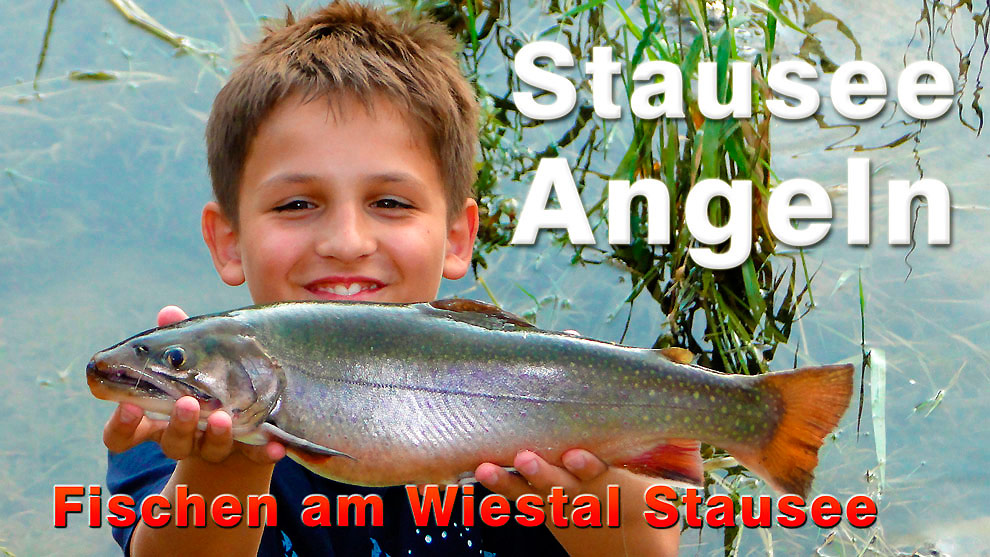 Angeln am Wiestalstausee in Österreich